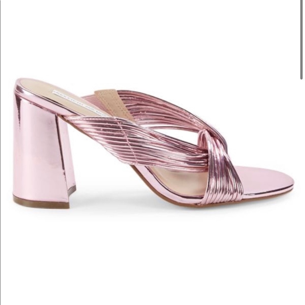 Charles by Charles David Rapid Metallic Block-Heel Sandals NWT